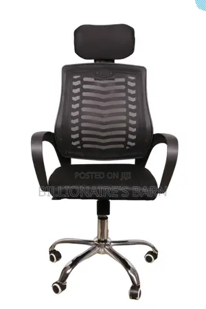 Chair; Phoenix Secretarial Mesh With Headrest Office Seat.