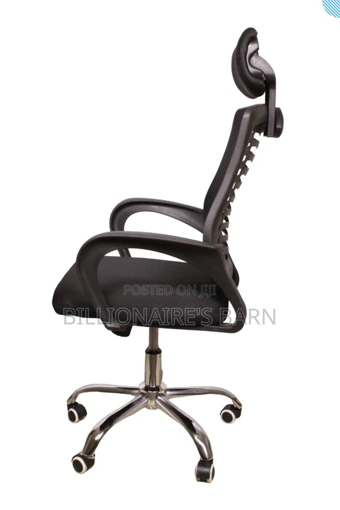 Chair; Phoenix Secretarial Mesh With Headrest Office Seat.