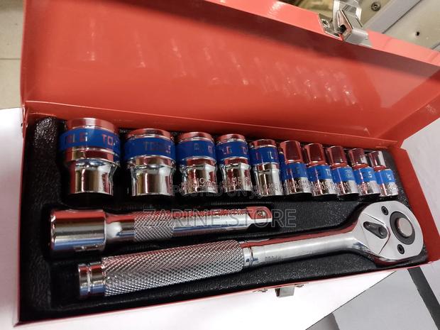 MLG 12 Pieces Socket Wrench Box Spanner Set With Rachet - main view