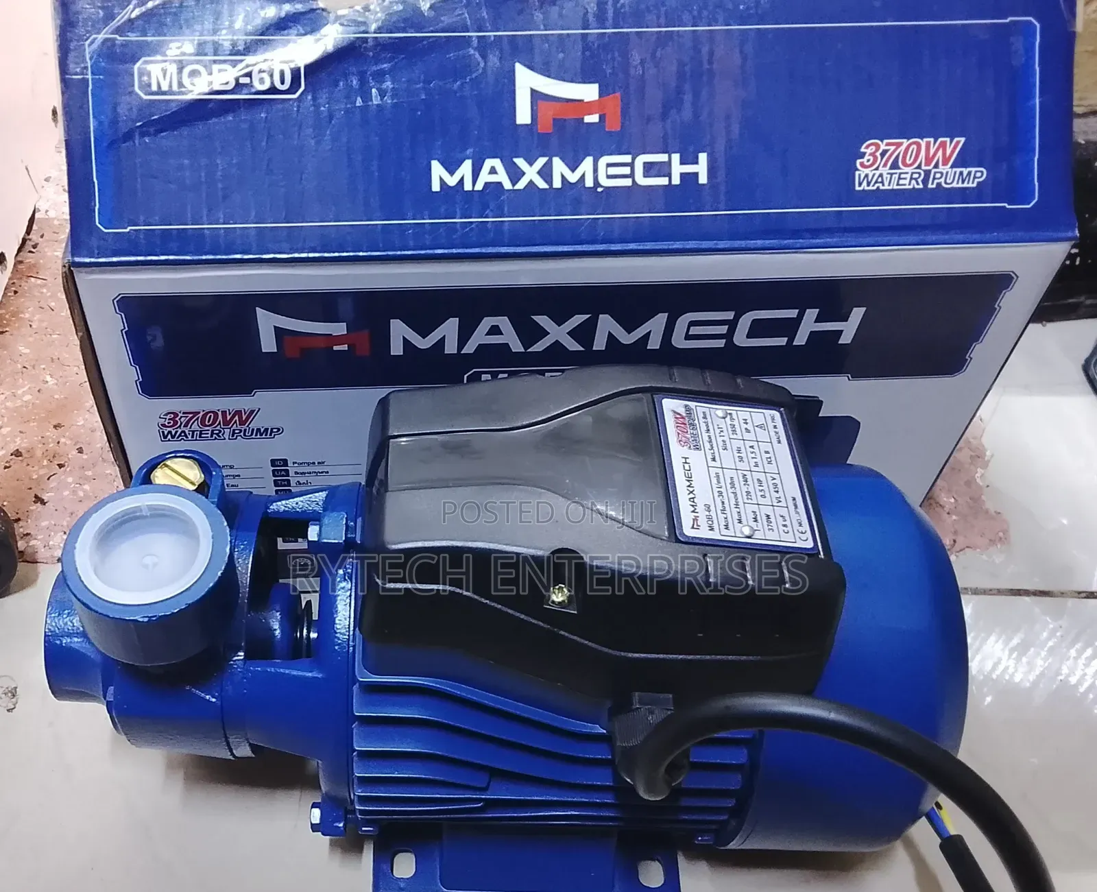 370w Electric Water Pump/0.5hp Booster Pump
