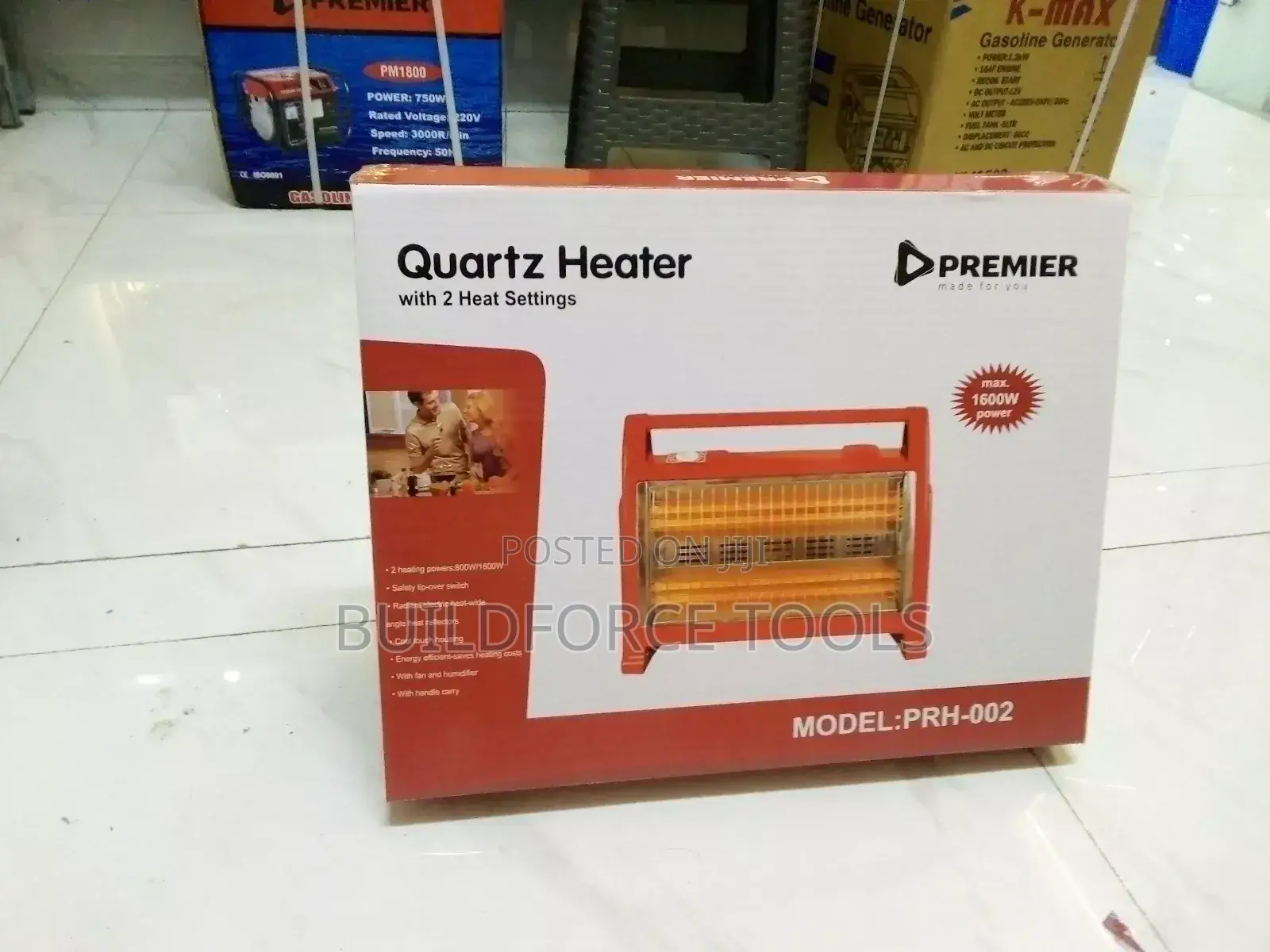 Premier Quartz Heater With 2heat Settings