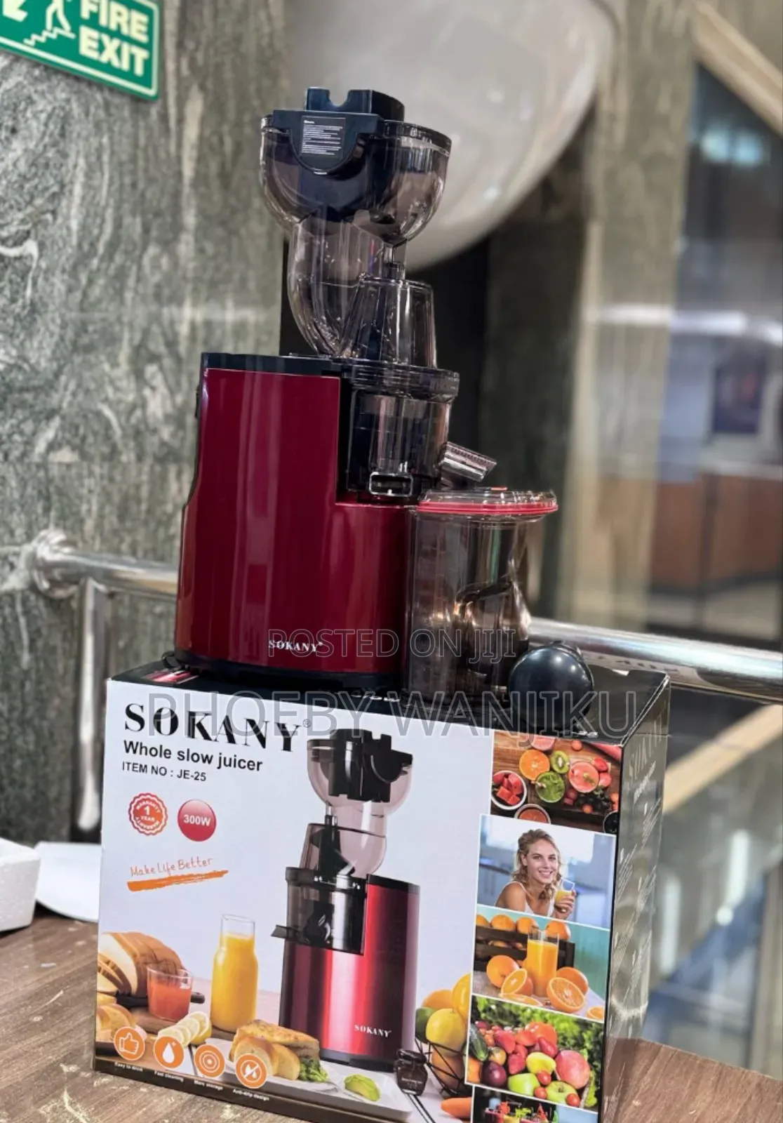 BRWLQND New Sokany Slow Juicer