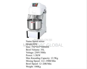 Premier Spiral Mixers 35l Bowl