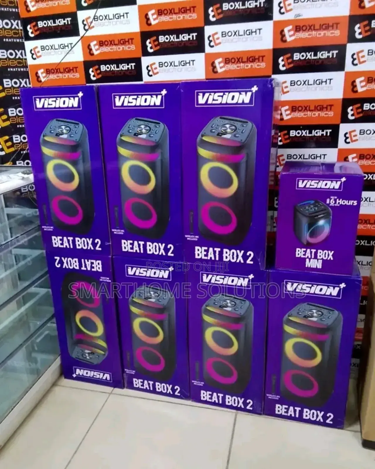 Portable Travel Speaker - Vision + Vp6bb2 Beatbox 2