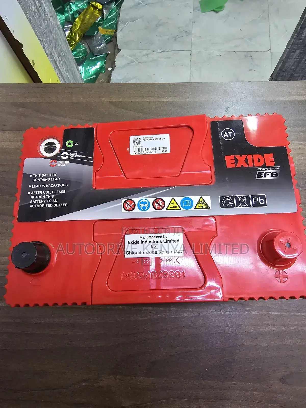 S95 Exide Efb Start Stop Car Battery