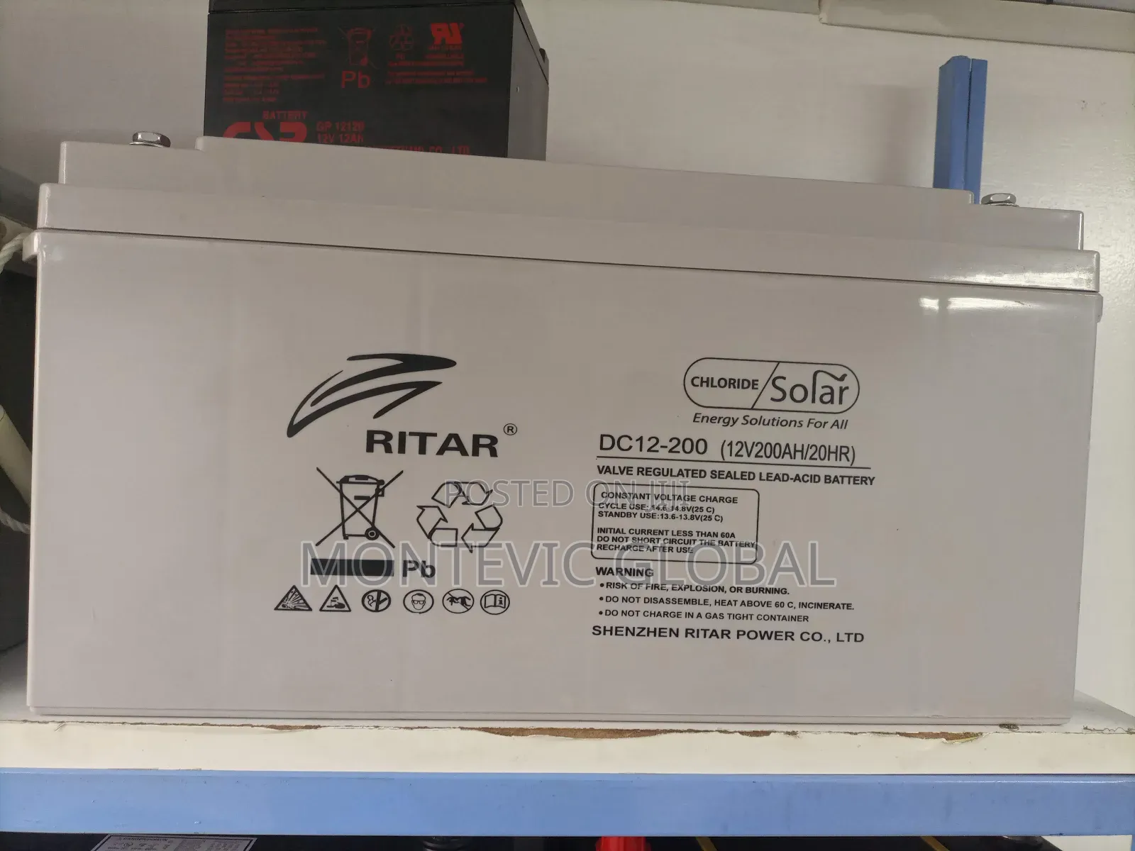 Tubular Ritar Battery 200ah
