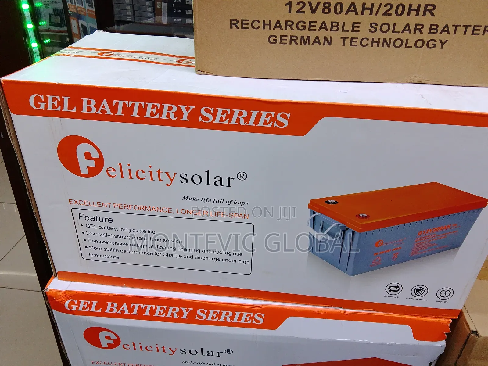 Felicity Solar Gel Battery 200ah