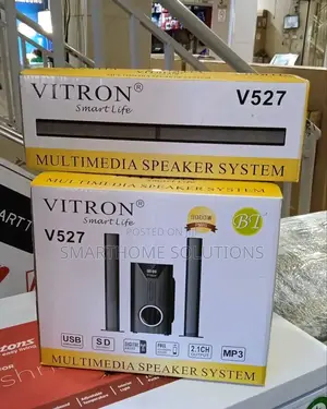 Vitron V527 2.1ch Subwoofer 9000w 2 Tall Boys Sound Bars