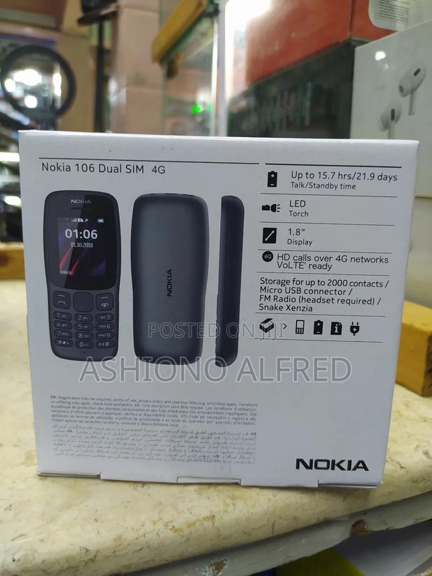 New Nokia 106 Black - thumbnail 3