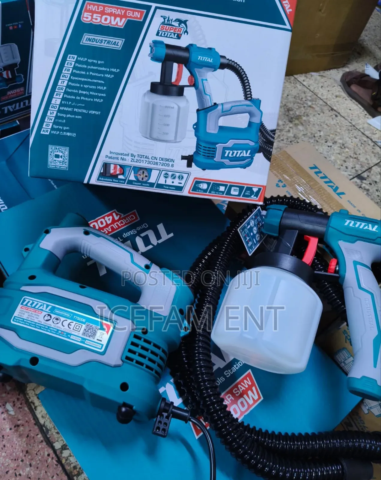 Total Corded Spray Gun/550w Pray Gun