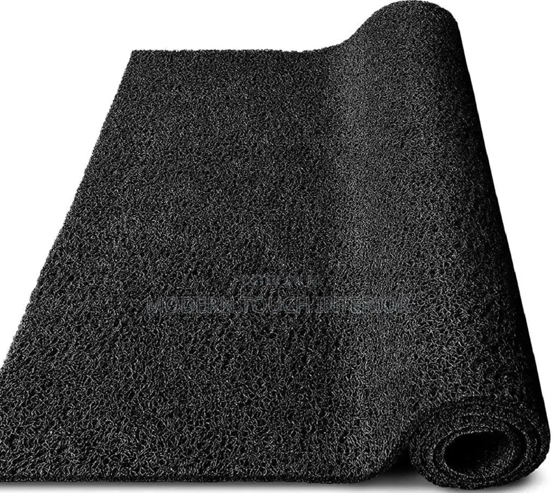 Dark Grey Spaghetti Carpet