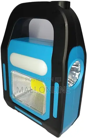 3-in-1 Solar Usb Rechargeable Cob Led Camping Kit.