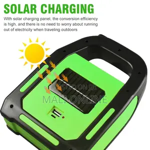 3-in-1 Solar Usb Rechargeable Cob Led Camping Kit.