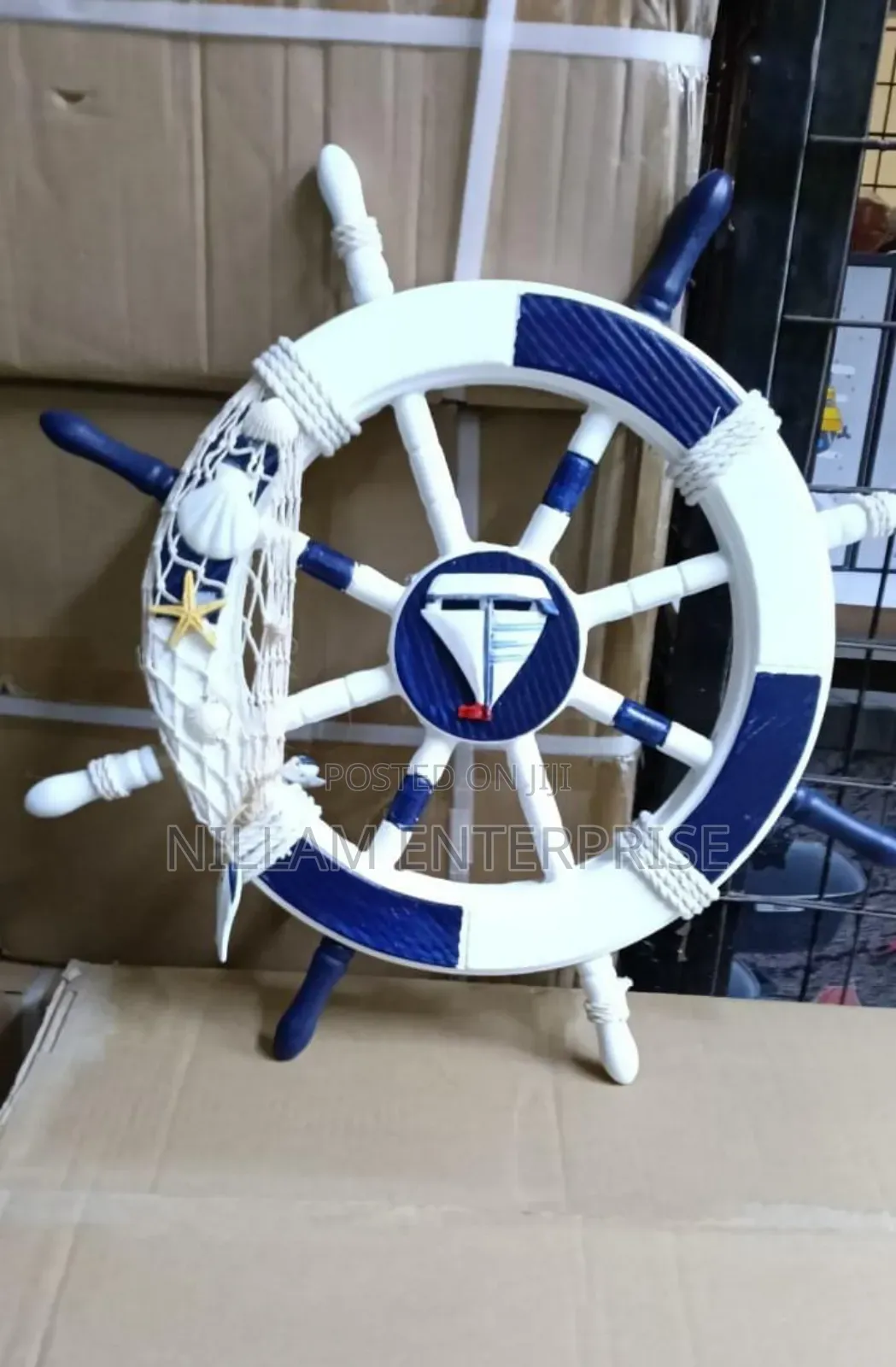 Handcrafted Decorative Nautical Ship Wheel