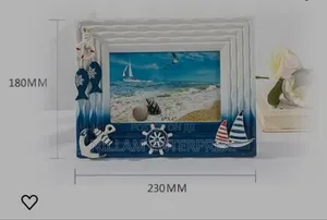 Nautical Sailors Themed Decorative Clock With Picture Frame