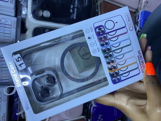 Asukin iPhone 15 Magsafe Case With Camera Stand and Lens - thumbnail 3