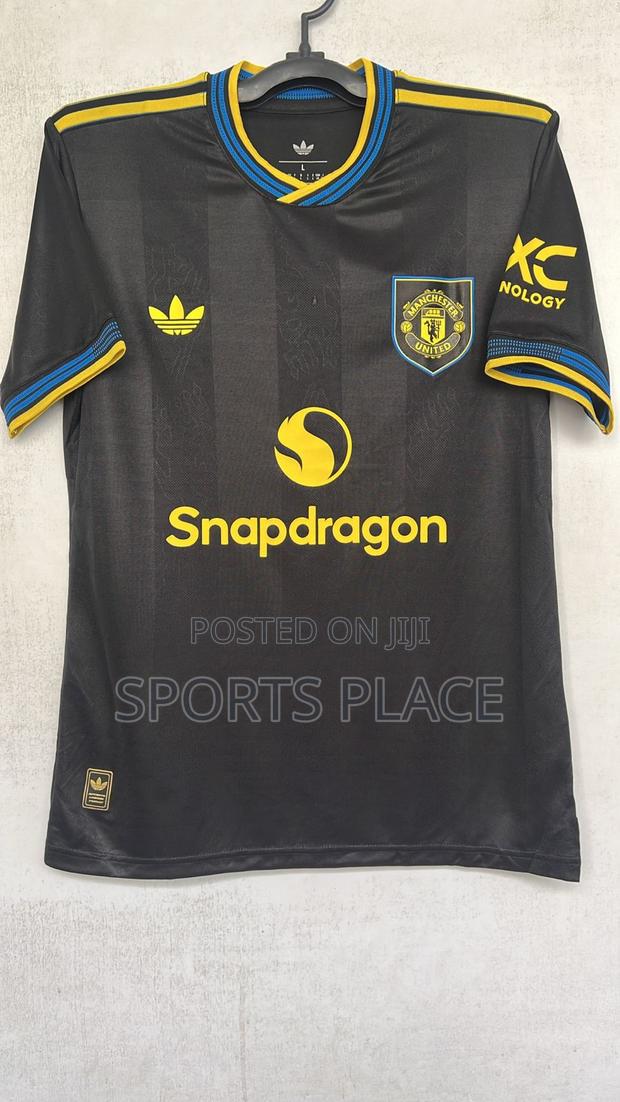 New Manchester United Black 3rd Kit Player Jersey - thumbnail 2