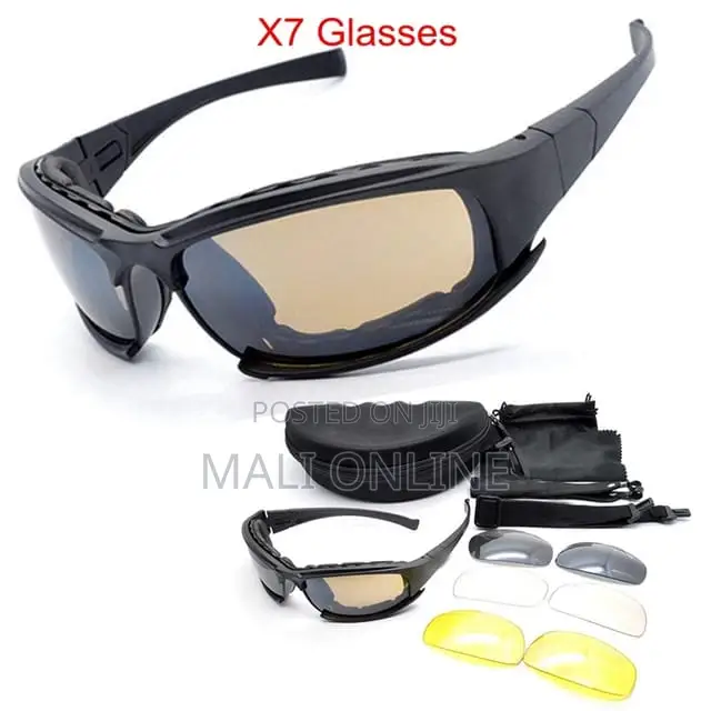 Polarized Daisy X7 Tactical Sunglasses With 4 Lenses