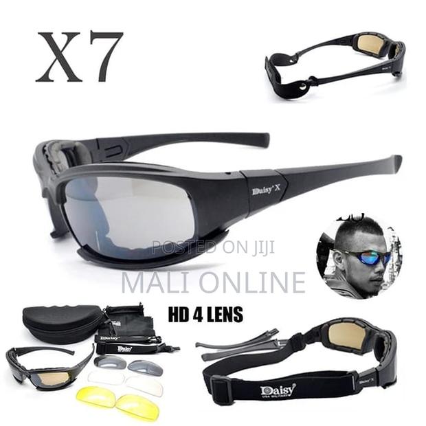 Polarized Daisy X7 Tactical Sunglasses With 4 Lenses - thumbnail 4