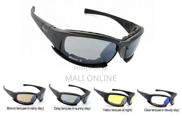 Polarized Daisy X7 Tactical Sunglasses With 4 Lenses - thumbnail 5