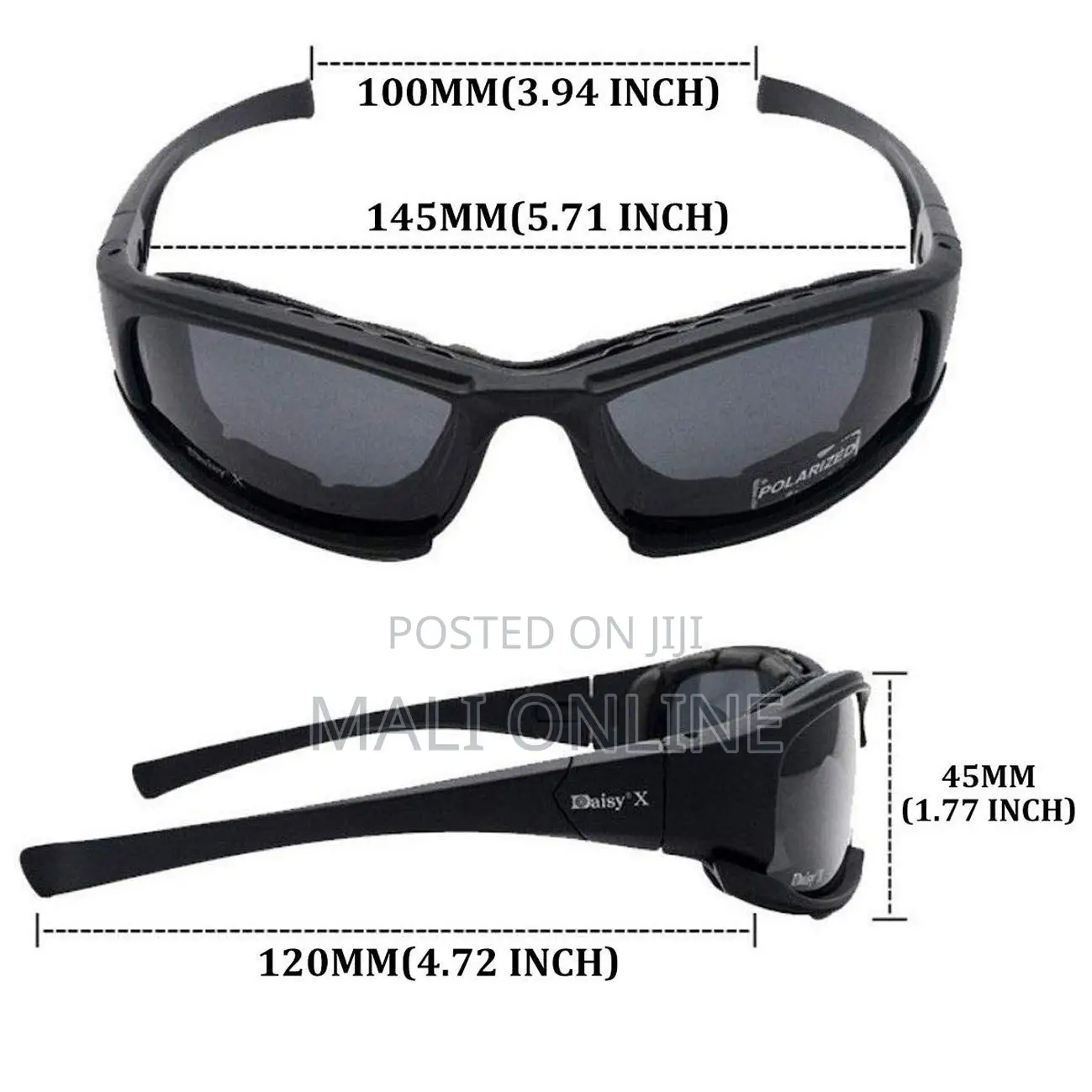 Polarized Daisy X7 Tactical Sunglasses With 4 Lenses