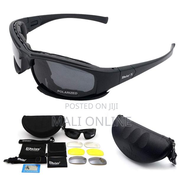Polarized Daisy X7 Tactical Sunglasses With 4 Lenses - thumbnail 8