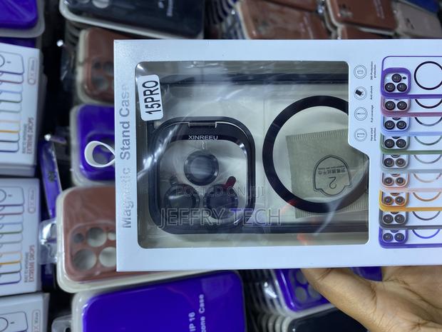 Sukin iPhone 15 Pro Magsafe Case With Camera Stand and Lens - main view