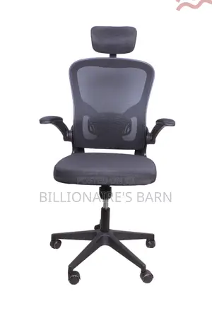 Office Seat, Mesh Back Office Chair With Headrest