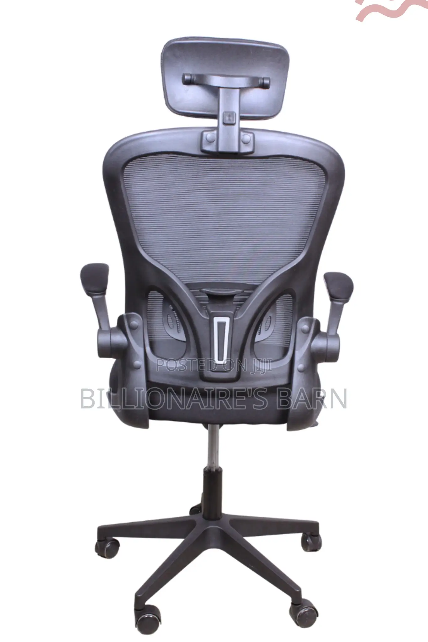 Office Seat, Mesh Back Office Chair With Headrest