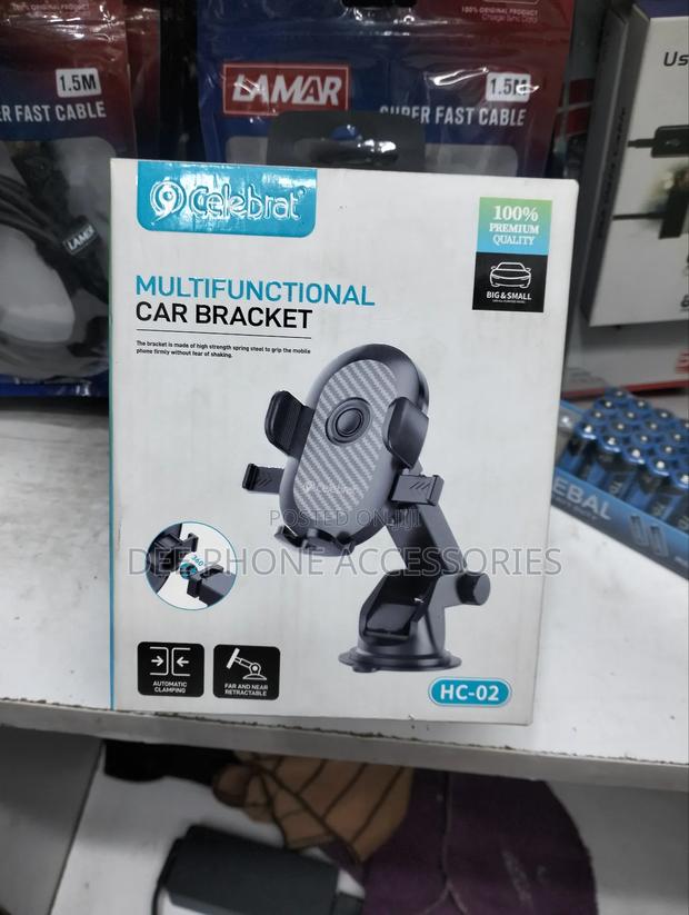 Multifunctional Car Phone Holder Bracket Hc02 - thumbnail 3