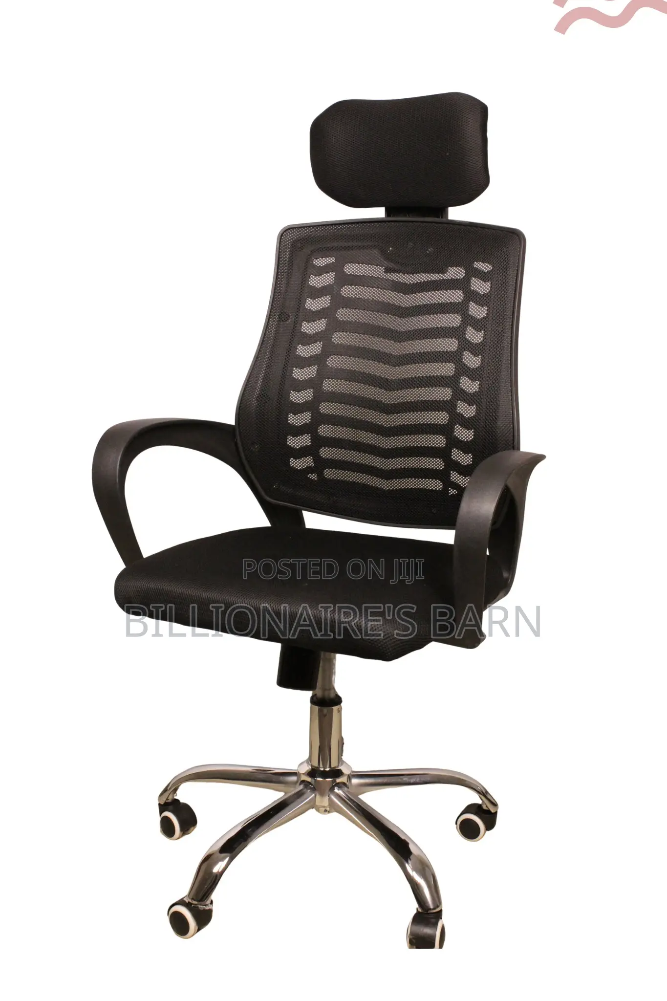 Office, Secretarial Mesh Chair With Lumbar Support
