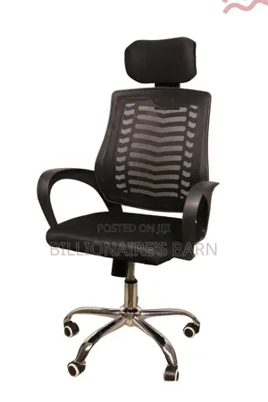 Office, Secretarial Mesh Chair With Lumbar Support