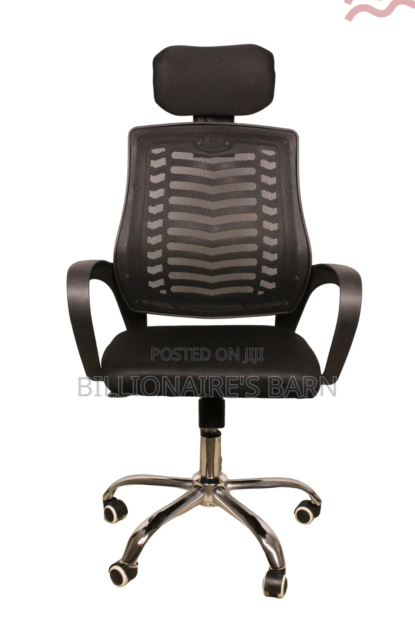 Office, Secretarial Mesh Chair With Lumbar Support