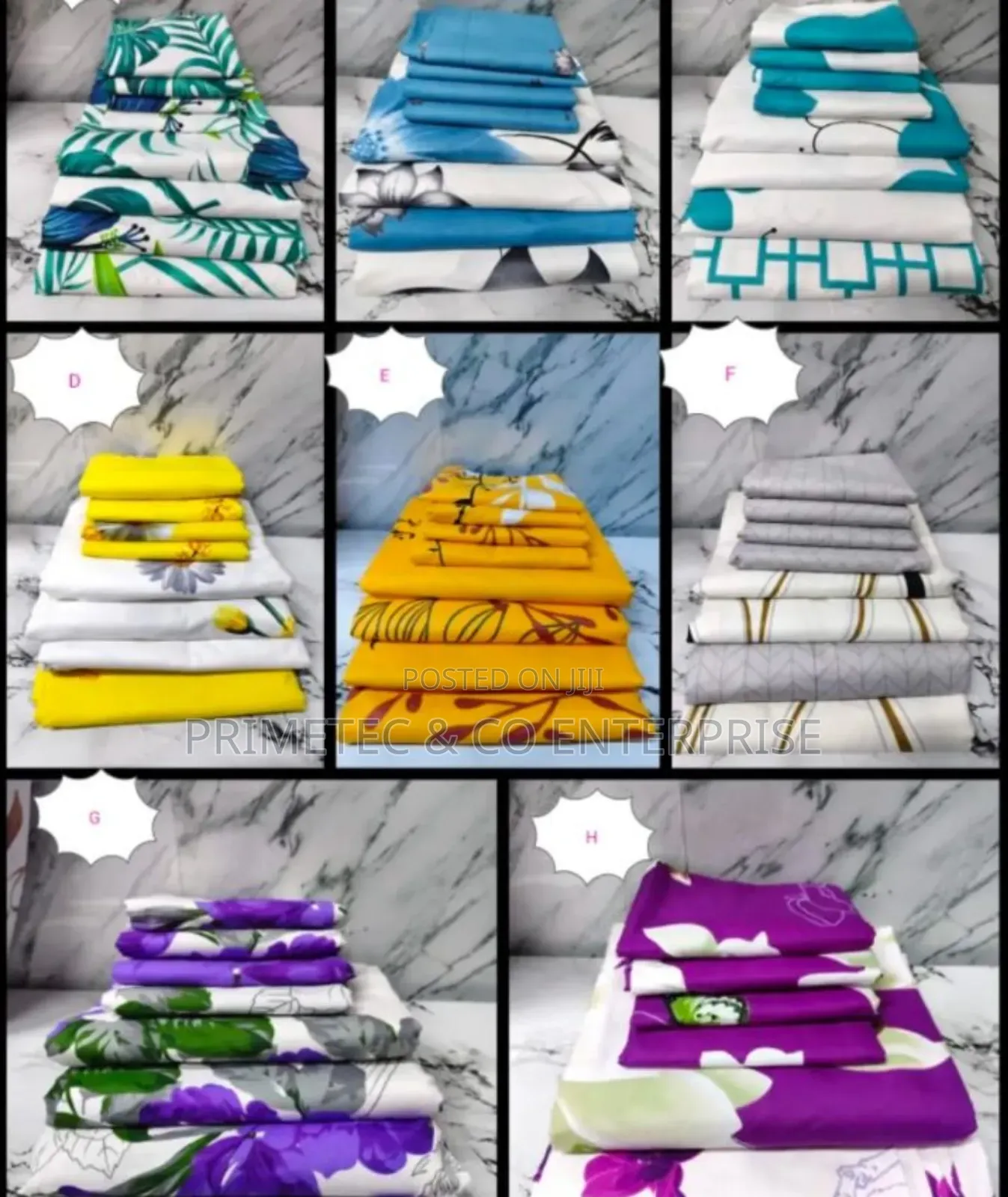 8 PCS Bedsheet Set