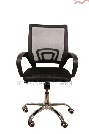 Office Chair With Fabric Seat With Lumbar Support