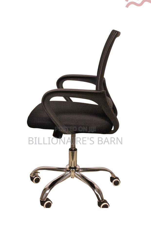 Office Chair With Fabric Seat With Lumbar Support - thumbnail 3