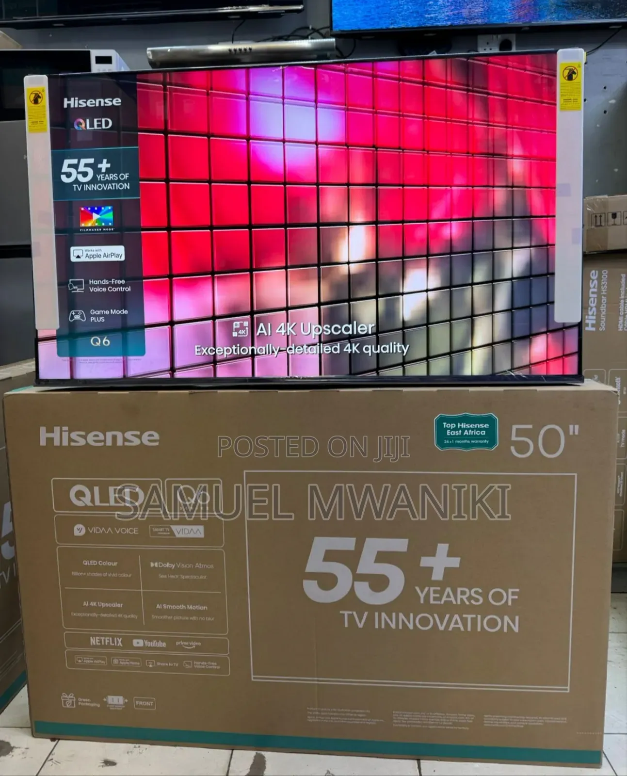 Hisense 50" Uhd Qled Tv Q6 Series Latest Model