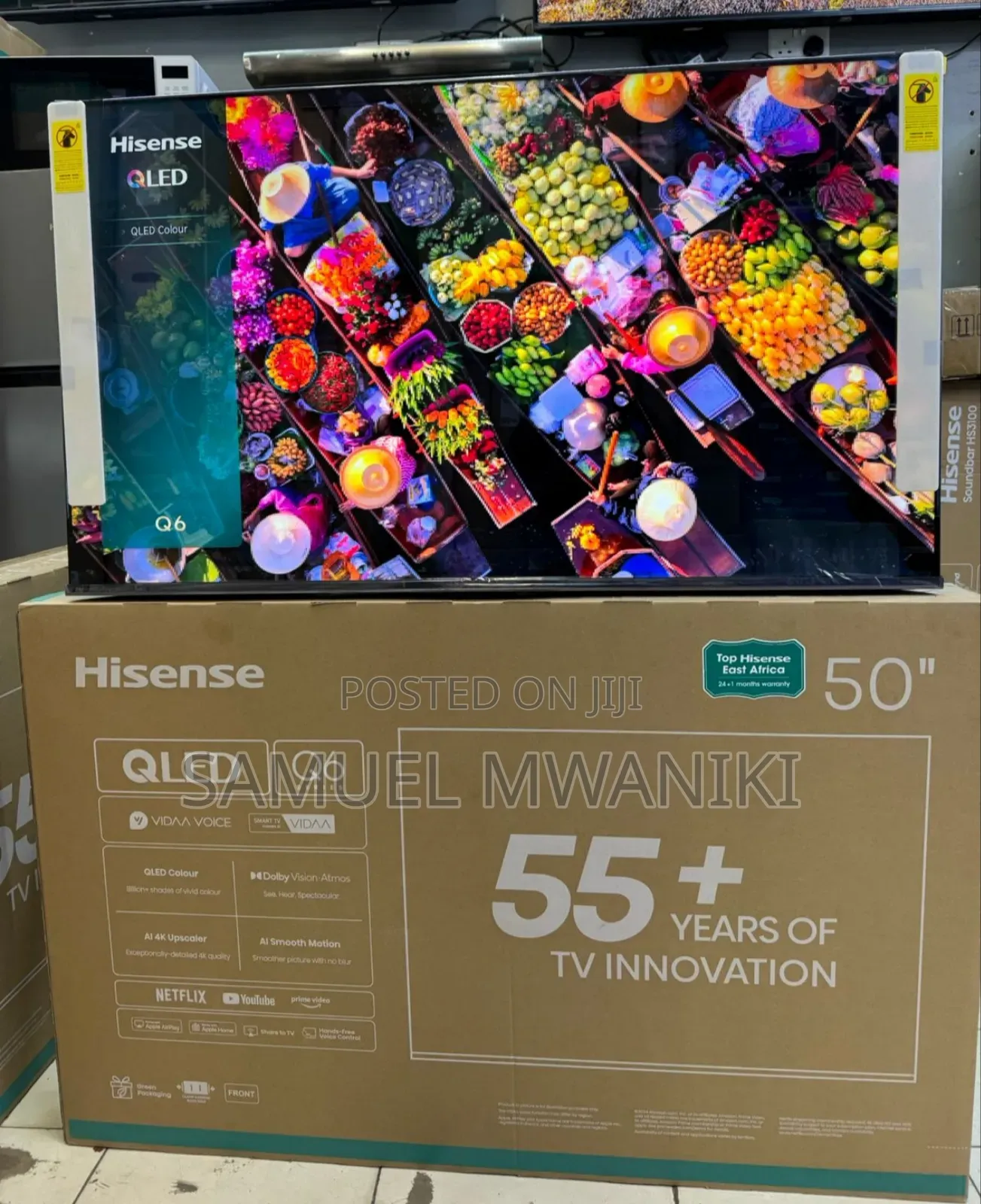 Hisense 50" Uhd Qled Tv Q6 Series Latest Model