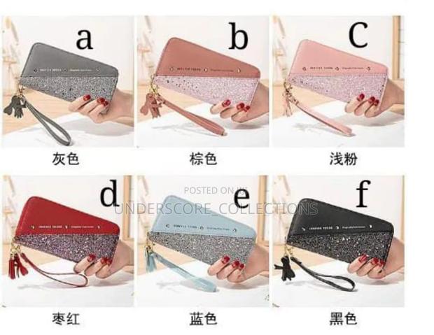 *Glittery Sequin Patchwork Ladies Wallet - main view