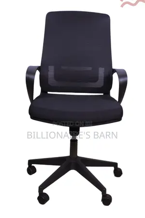 Office Seat; Black Executive Ergonomic Mesh Office Chair