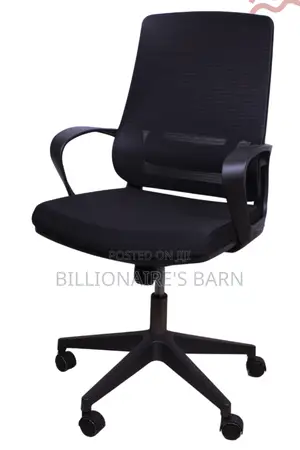 Office Seat; Black Executive Ergonomic Mesh Office Chair