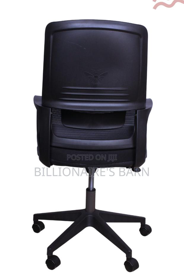 Office Seat; Black Executive Ergonomic Mesh Office Chair - thumbnail 3