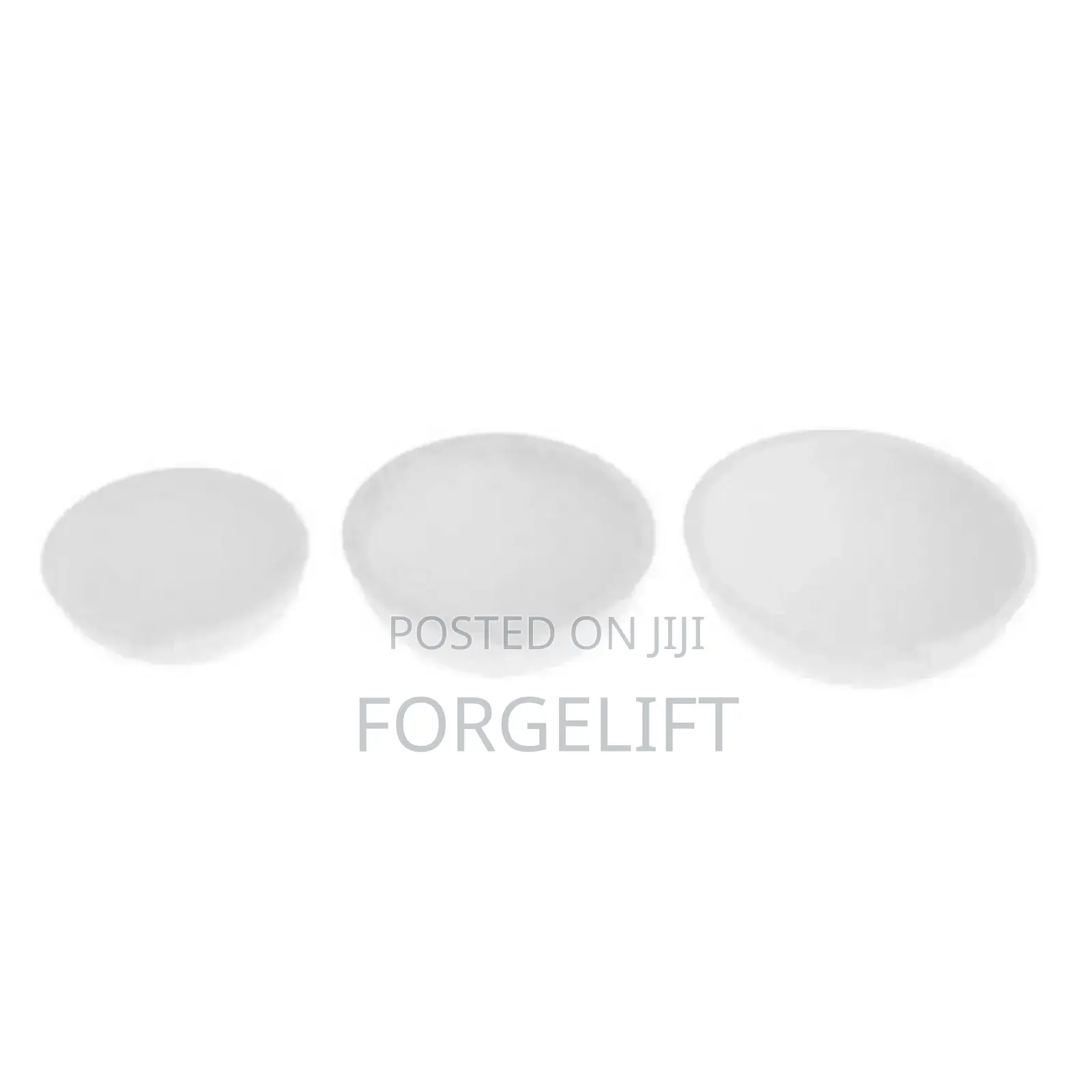 3pcs Goldmaster Ceramic Crucible Plates