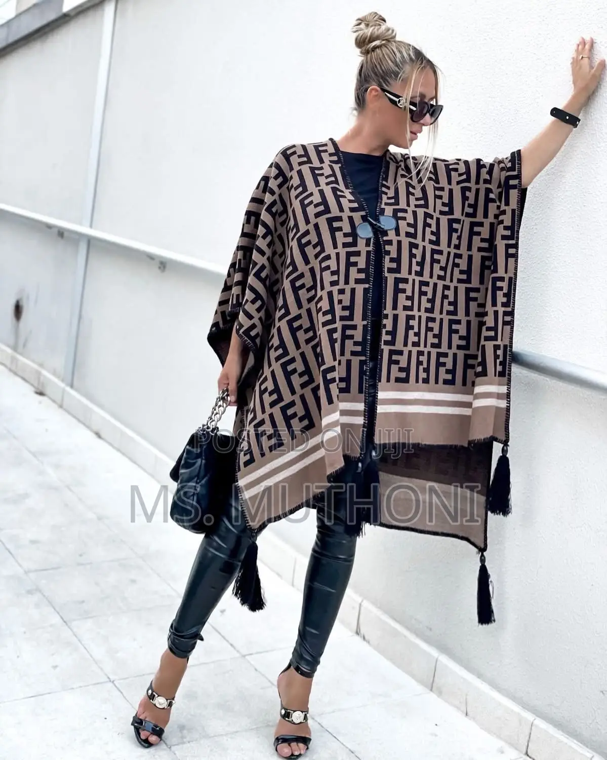 Warm Fashion Fendi Ponchos / Coverups