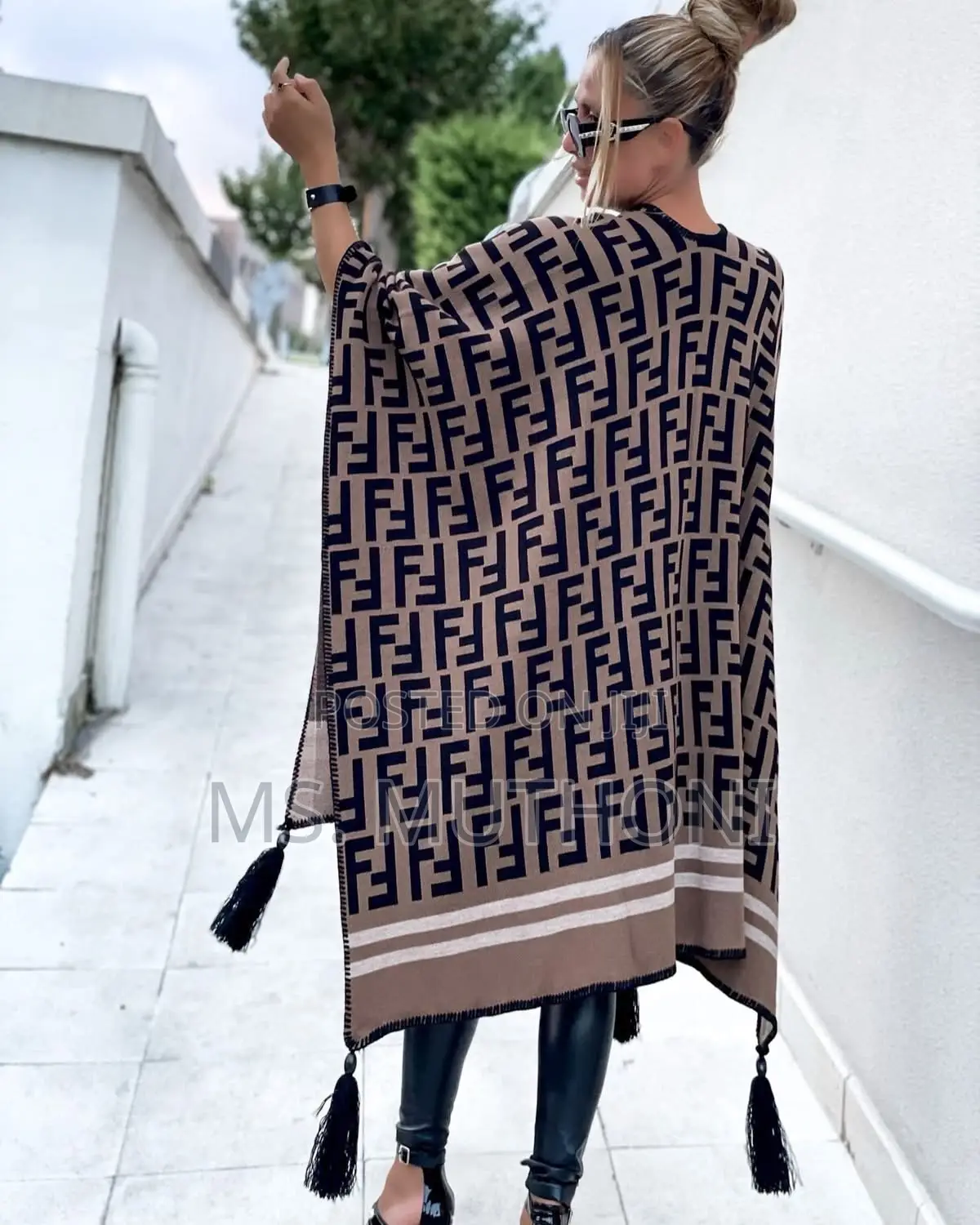 Warm Fashion Fendi Ponchos / Coverups