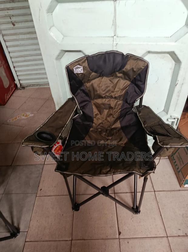 Heavy Duty Camping Chair With Cap Holder - main view
