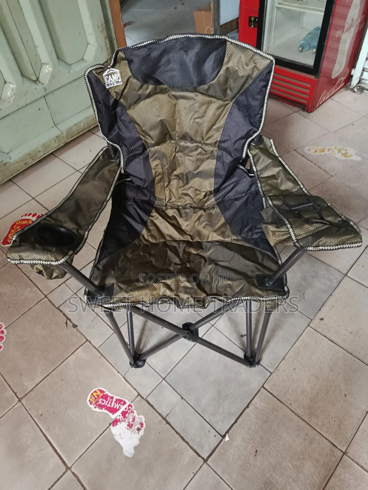 Strong Camping Chair With Cap Holder