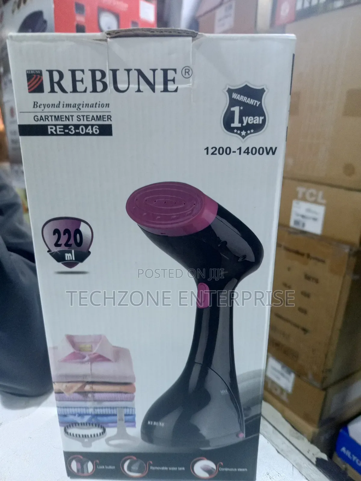 Rebune Garment Steamer From 1200w - 1400w 