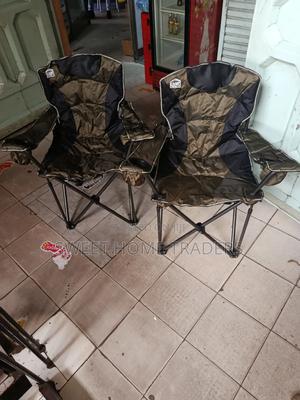 Camping Chair With Cap Holder and Armrest - thumbnail 2