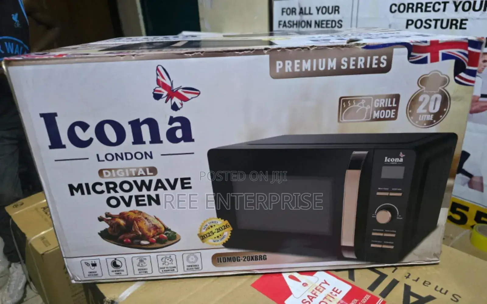 Brand New 20 Litres Icona Digital Microwave With Grill